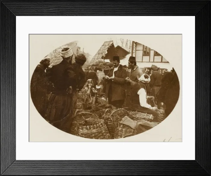 Framed Print : Bosnian Street Market Framed Print : Bosnian Street Market