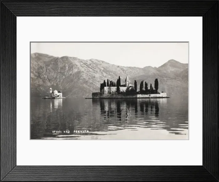 Framed Print : Two Islands near Perast, Montenegro Framed Print : Two Islands near Perast, Montenegro