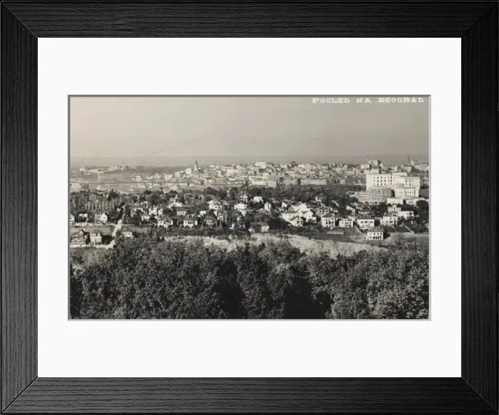 Framed Print : Belgrade, Serbia - Panoramic View Framed Print : Belgrade, Serbia - Panoramic View