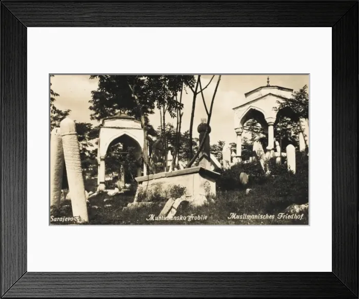 Framed Print : Sarajevo, Bosnia Herzegovina - Islamic Cemetery Framed Print : Sarajevo, Bosnia Herzegovina - Islamic Cemetery