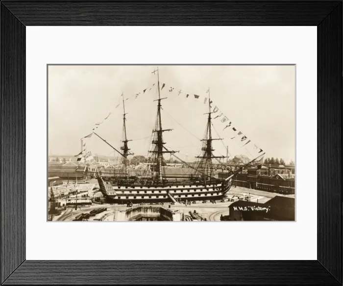 Framed Print : HMS Victory - Nelsons Flagship Framed Print : HMS Victory - Nelsons Flagship