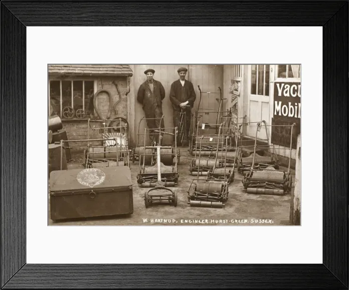 Framed Print : Lawnmower Dealership Framed Print : Lawnmower Dealership