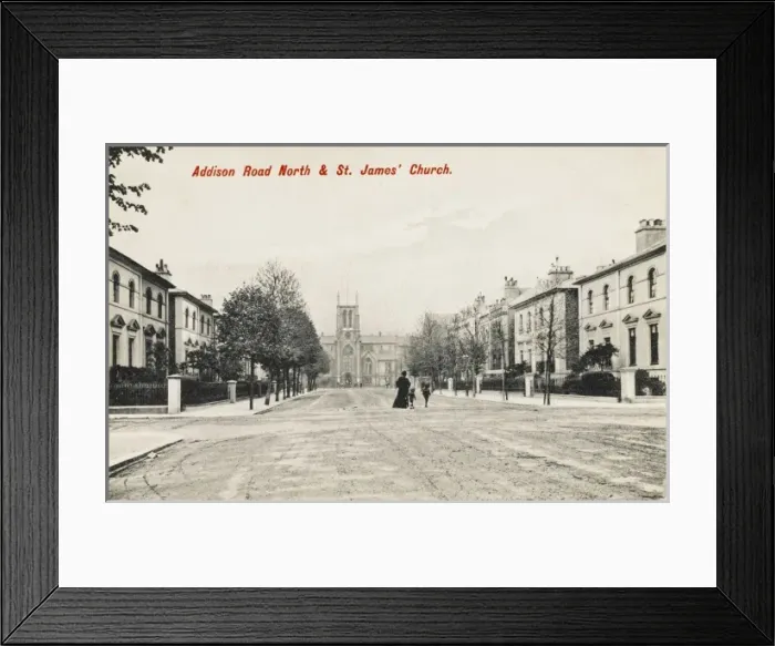 Framed Print : Addison Road North, London Framed Print : Addison Road North, London