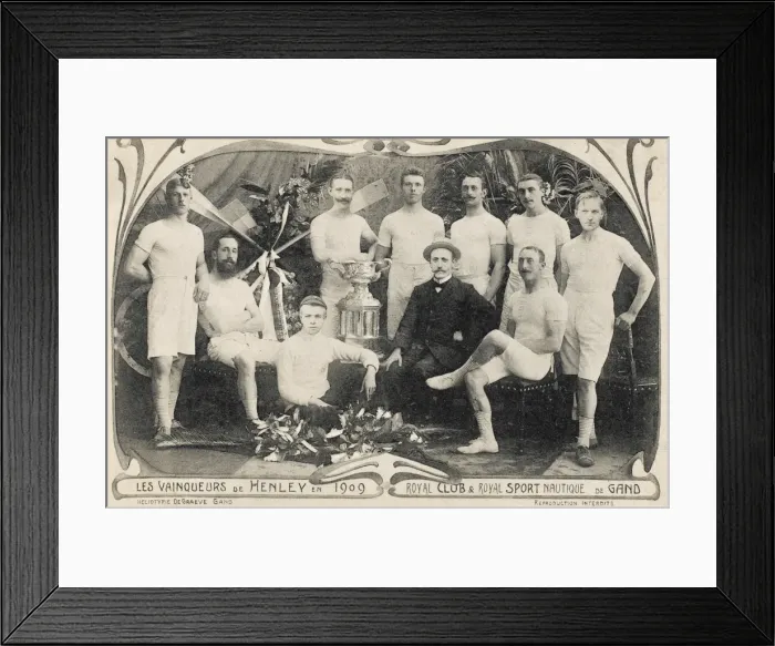 Framed Print : Henley Regatta Winners from Belgium Framed Print : Henley Regatta Winners from Belgium