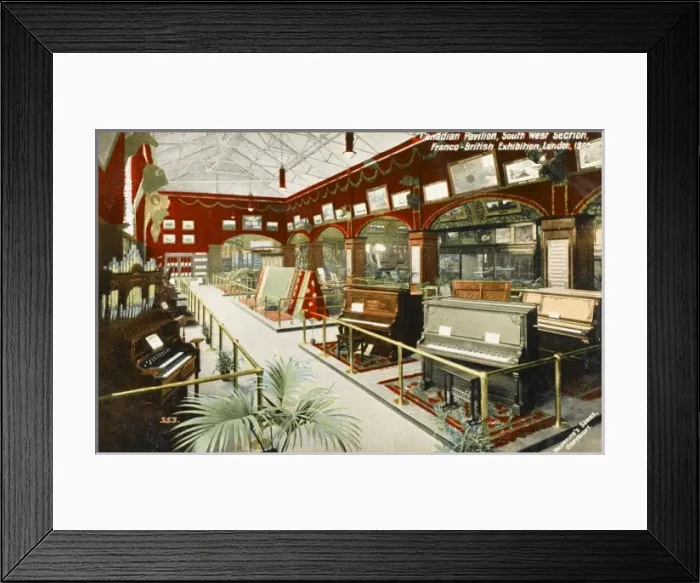 Framed Print : Canadian Pavilion - London Exhibition Framed Print : Canadian Pavilion - London Exhibition