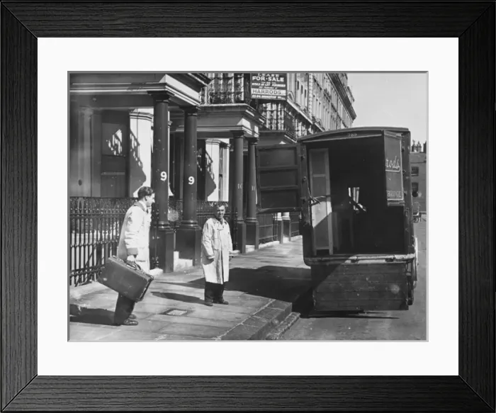 Framed Print : Preparing for refugees WWII Framed Print : Preparing for refugees WWII