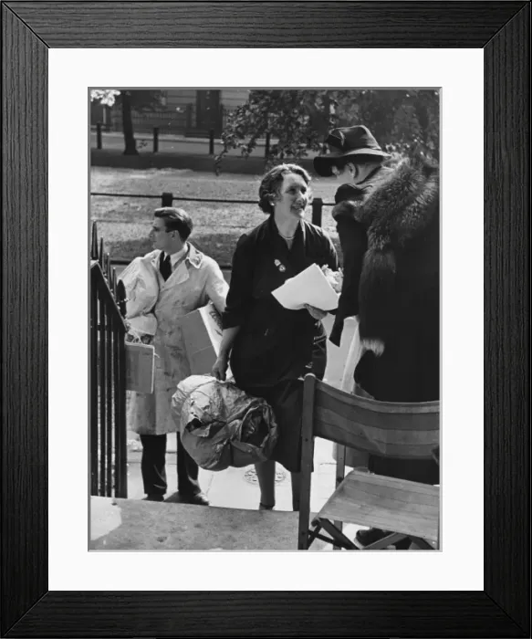 Framed Print : Furnishings for refugees WWII Framed Print : Furnishings for refugees WWII