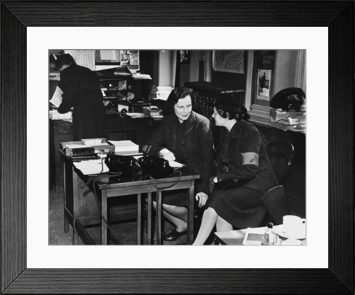 Framed Print : Womens Voluntary Service WWII Framed Print : Womens Voluntary Service WWII