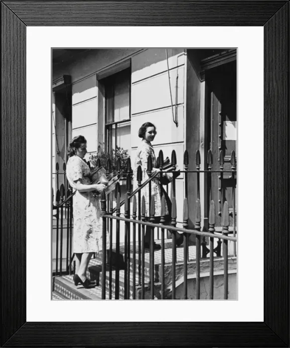 Framed Print : Refugee preparation WWII Framed Print : Refugee preparation WWII