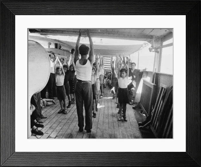 Framed Print : Refugee ship WWII Framed Print : Refugee ship WWII