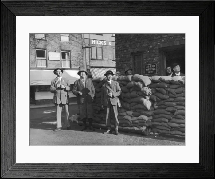 Framed Print : Sandwich Guildhall WWII Framed Print : Sandwich Guildhall WWII