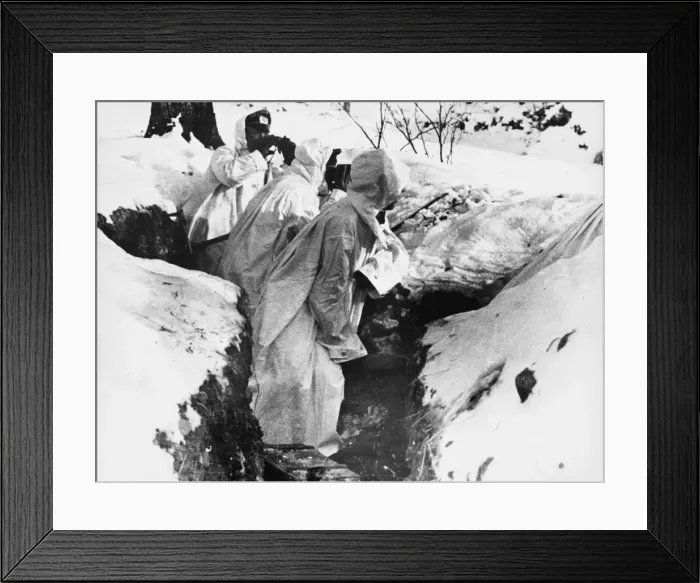 Framed Print : Defensive positions WWII Framed Print : Defensive positions WWII