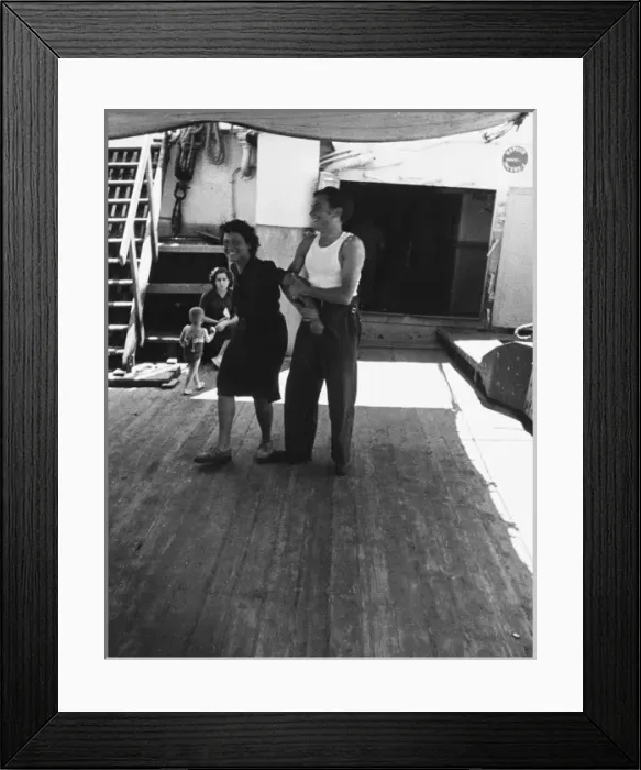 Framed Print : Refugee ship WWII Framed Print : Refugee ship WWII