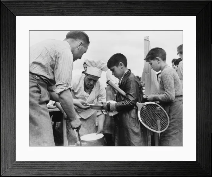 Framed Print : Refugee children WWII Framed Print : Refugee children WWII
