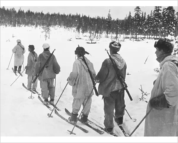 Ski troops in Finland WWII