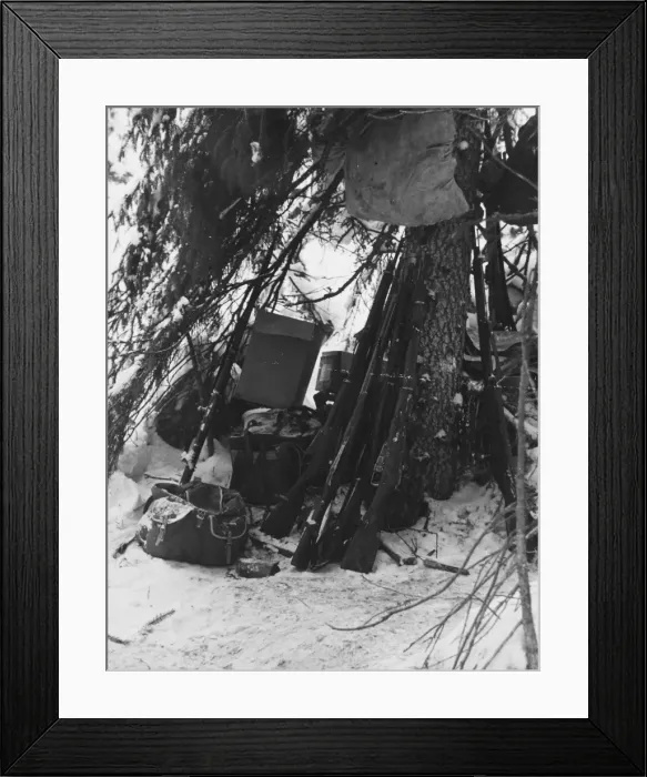 Framed Print : Finnish soldiers equipment WWII Framed Print : Finnish soldiers equipment WWII