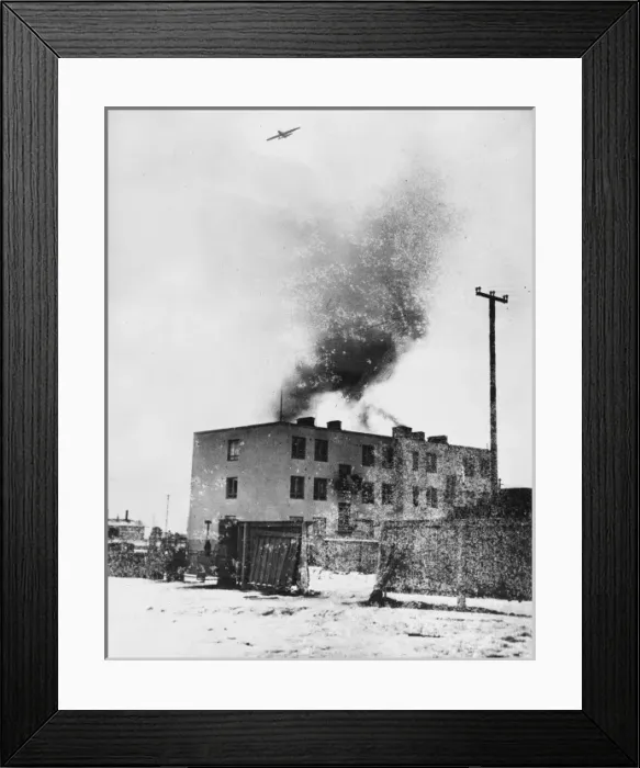 Framed Print : Russian bombing WWII Framed Print : Russian bombing WWII