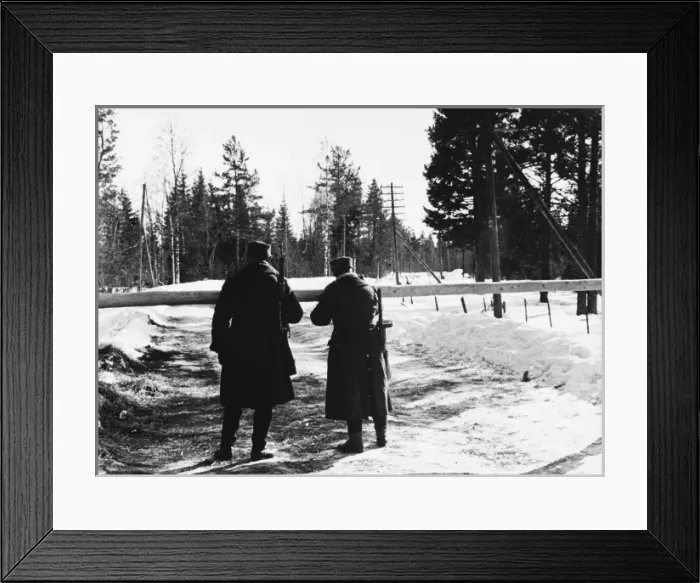 Framed Print : New Finnish-Soviet border WWII Framed Print : New Finnish-Soviet border WWII