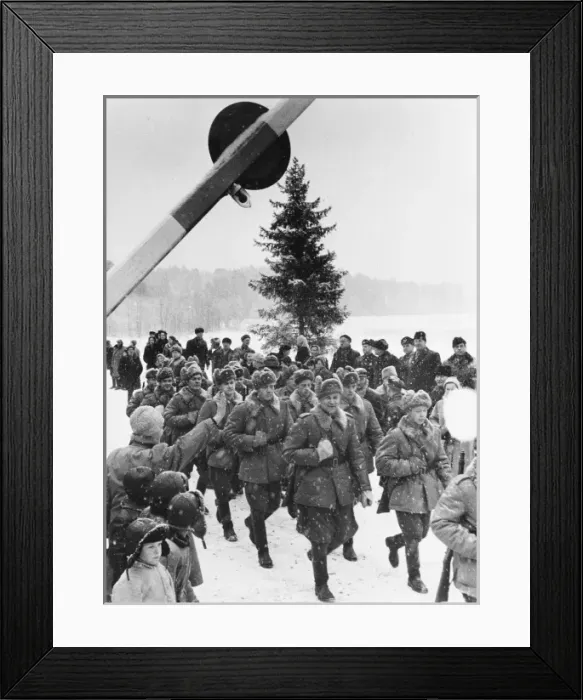 Framed Print : Finnish soldiers WWII Framed Print : Finnish soldiers WWII