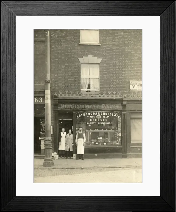Framed Print : Refreshment rooms in Bath Framed Print : Refreshment rooms in Bath