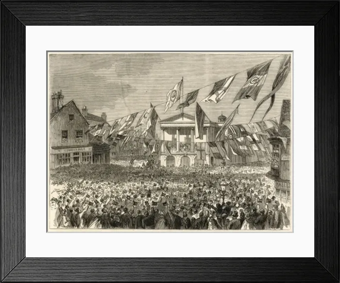 Framed Print : Garibaldi visits the Isle of Wight Framed Print : Garibaldi visits the Isle of Wight