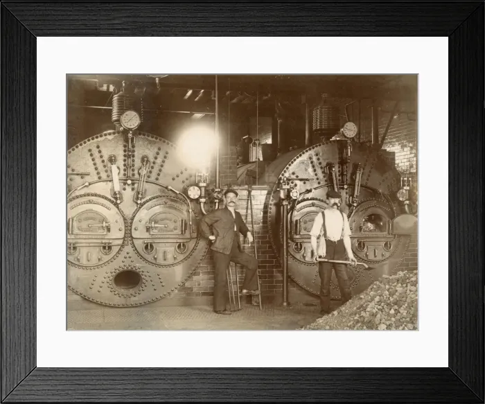 Framed Print : Industrial furnaces Framed Print : Industrial furnaces