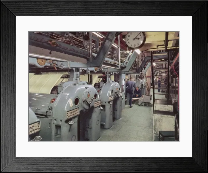 Framed Print : Printing Presses at Daily Mirror Works Framed Print : Printing Presses at Daily Mirror Works
