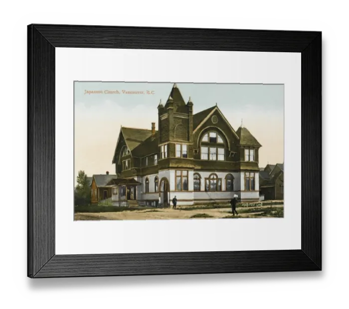 Framed Print : The Japanese Church, Vancouver Framed Print : The Japanese Church, Vancouver