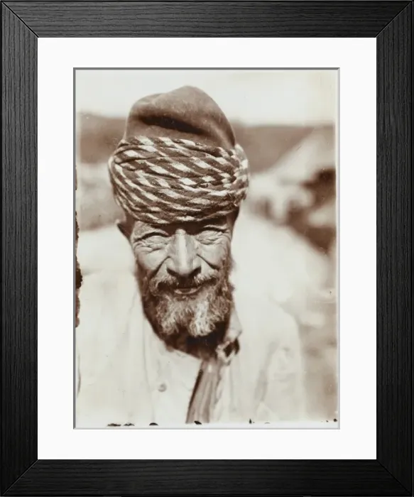 Framed Print : Elderly Turkish Man