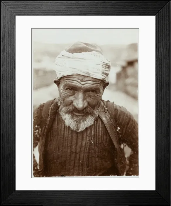 Framed Print : Elderly Turkish Man Framed Print : Elderly Turkish Man