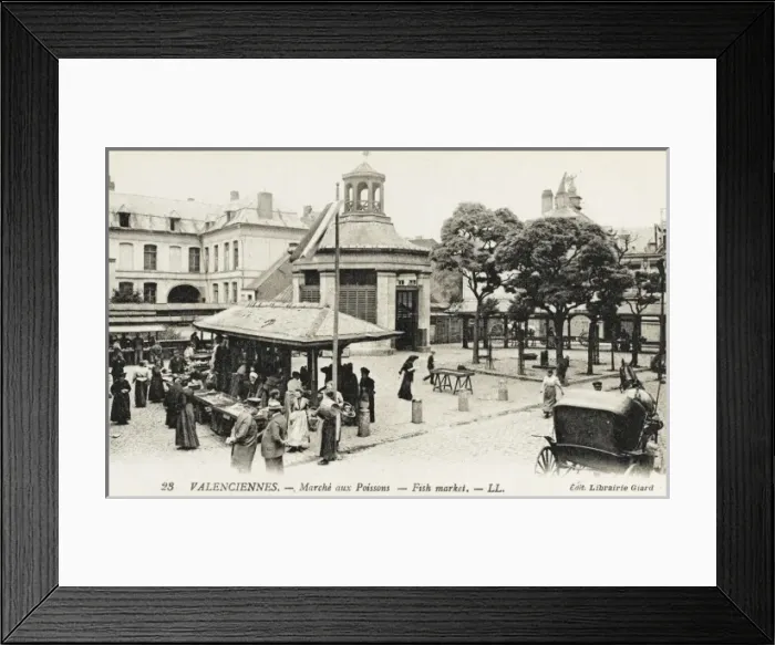 Framed Print : Valenciennes, France - Fish Market Framed Print : Valenciennes, France - Fish Market