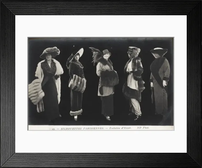 Framed Print : 1910s French Fashions (Women) Framed Print : 1910s French Fashions (Women)