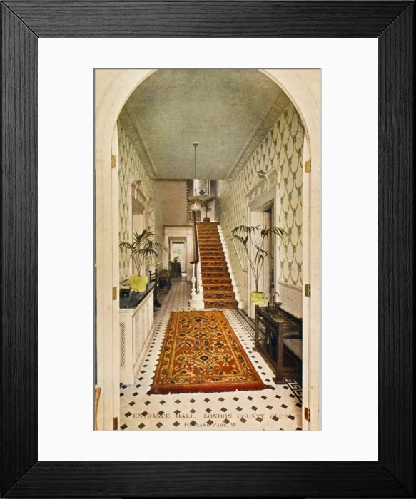 Framed Print : London County Club, Holland Park, London Framed Print : London County Club, Holland Park, London