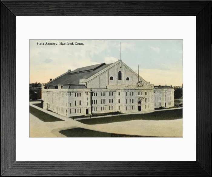 Framed Print : The State Armoury at Hartford, Connecticut Framed Print : The State Armoury at Hartford, Connecticut