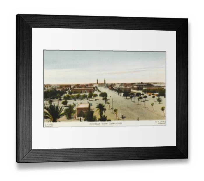 Framed Print : Sudan - Khartoum - General View Framed Print : Sudan - Khartoum - General View