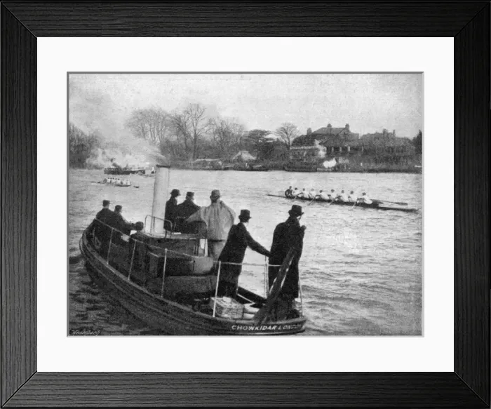 Framed Print : Oxford V Cambridge 1895 Framed Print : Oxford V Cambridge 1895