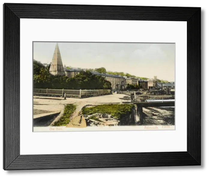 Framed Print : Falmouth - The Bank & Killigrew Monument Framed Print : Falmouth - The Bank & Killigrew Monument