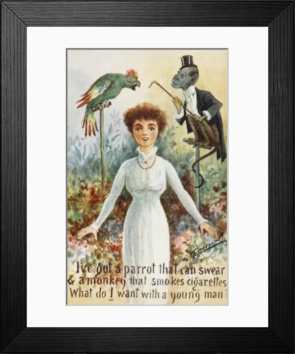 Framed Print : A ladys need (or not!) for a man Framed Print : A ladys need (or not!) for a man