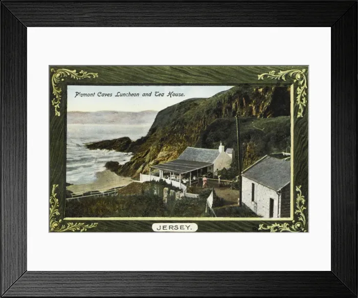 Framed Print : Plemont Caves - Luncheon and Tea House, Jersey Framed Print : Plemont Caves - Luncheon and Tea House, Jersey