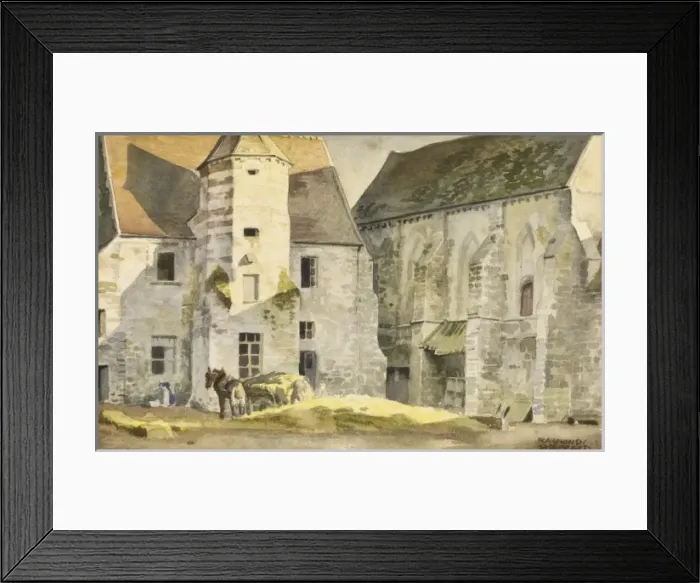 Framed Print : 13th Centuary Monastery Framed Print : 13th Centuary Monastery