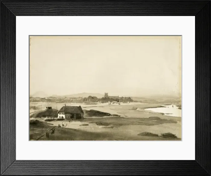 Framed Print : View of Hengisbury Head Framed Print : View of Hengisbury Head
