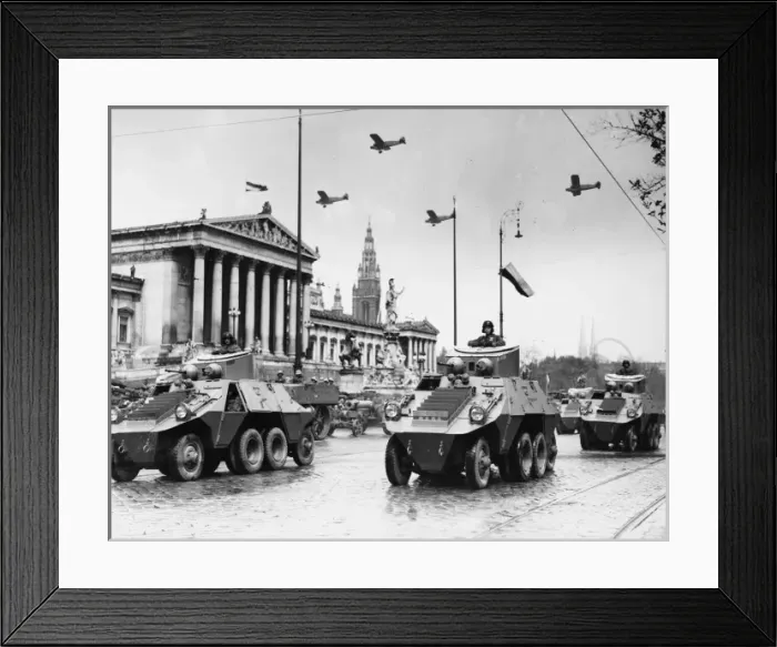 Framed Print : Austrian army - Anschluss Framed Print : Austrian army - Anschluss