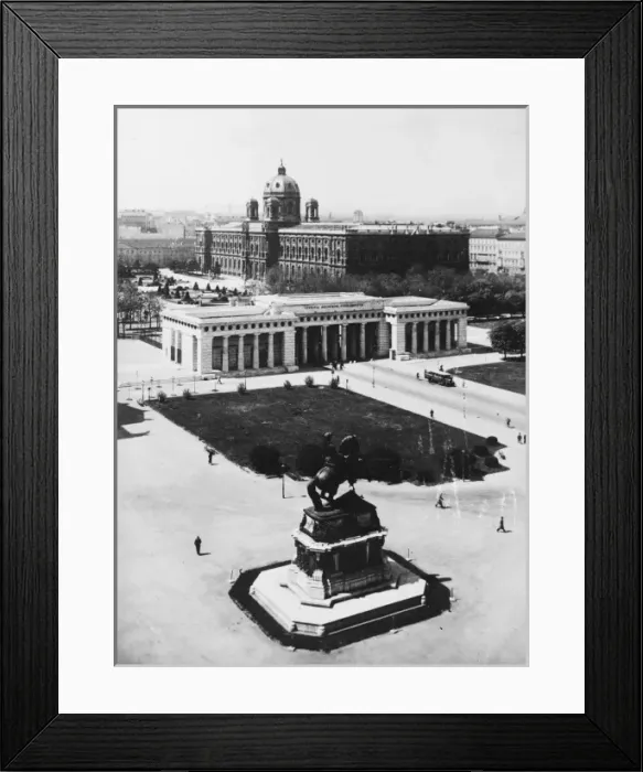 Framed Print : Heroes Square, Vienna - Anschluss