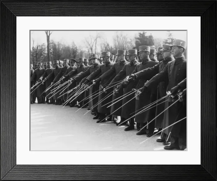 Framed Print : Austrian army officers - Anschluss Framed Print : Austrian army officers - Anschluss