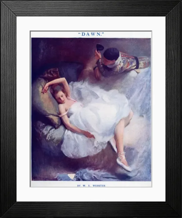 Framed Print : Dawn by W. E. Webster Framed Print : Dawn by W. E. Webster