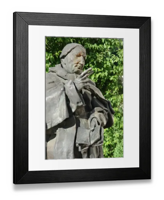 Framed Print : Statue to Bishop Sailer, Dillingen, Bavaria, Germany Framed Print : Statue to Bishop Sailer, Dillingen, Bavaria, Germany