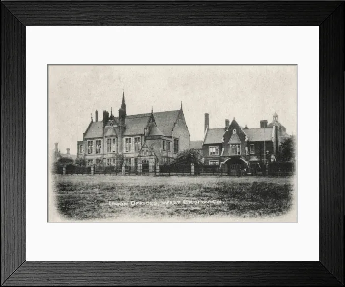 Framed Print : Union Offices, West Bromwich, Staffordshire Framed Print : Union Offices, West Bromwich, Staffordshire