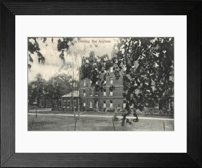 Framed Print : Tooting Bec Asylum, Surrey Framed Print : Tooting Bec Asylum, Surrey