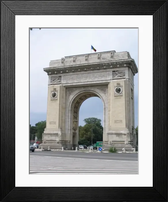 Framed Print : Triumphal arch in Bucharest, Romania Framed Print : Triumphal arch in Bucharest, Romania