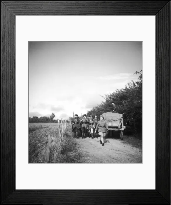 Framed Print : French infantry officer training WWII Framed Print : French infantry officer training WWII